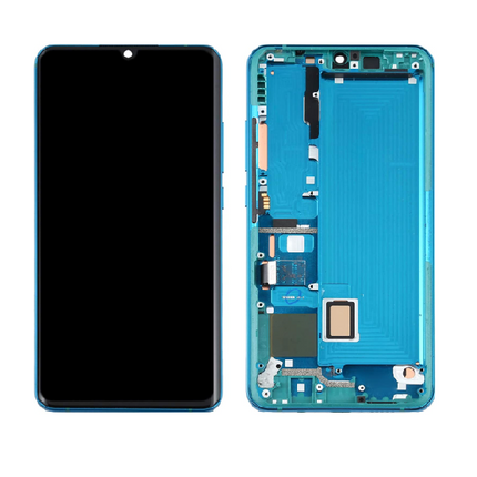 For xiaomi Note 10/Mi Note 10 Lite/Mi Note 10 Pro/CC9 Pro | LCD Assembly With Frame | Green(Premium OEM)