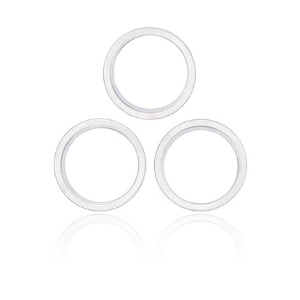 For iPhone 13 pro max Back camera ring/3pcs Silver(Premium OEM)(SKU:1478677)