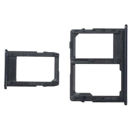 For Samsung Galaxy J6+/J610/J4 Plus Sim Card Tray/2pcs Black(Premium OEM)(SKU:1155515)