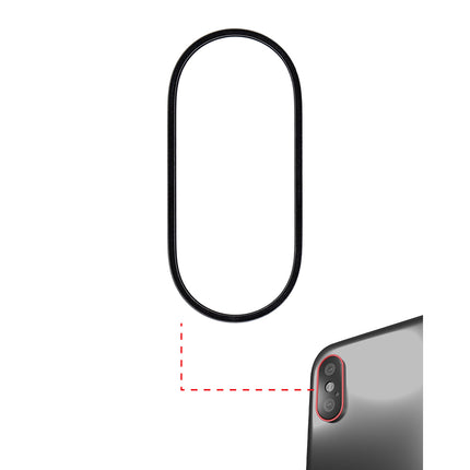 For iPhone Xs | Back camera ring | Black(Premium OEM)