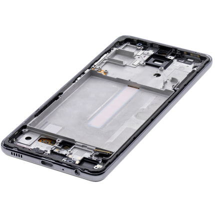 For Samsung Galaxy A52s 5G/A528 A525 / A526 4G / 5G OLED assembly With frame / black  (Refurbished)(SKU:1482273)