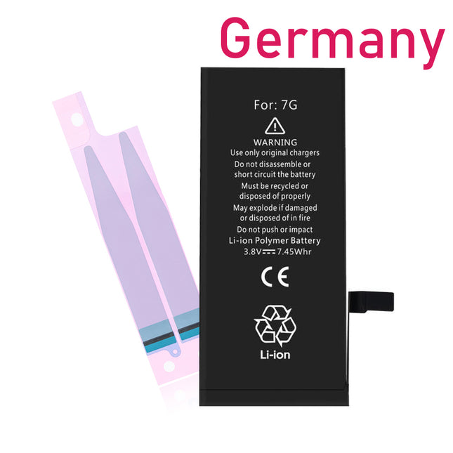 For iPhone 7 | Battery with sticker / adhesive (Premium OEM) ***DE Warehouse***