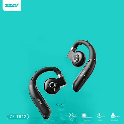 Zeqi ZE-T522 Earless Smart Blutooth Earphone / Bone conduction Black(SKU:1529184)