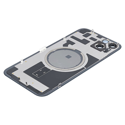For iPhone 14 Plus Lens for back cover With bracket and back camera lens / Magnetic Black (Aftermarket Plus)(SKU:1553885)
