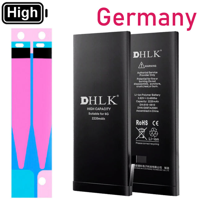 DHLK for iPhone 6 | Battery with sticker High Capacity 2200mAh ***DE warehouse***