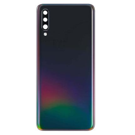 For Samsung Galaxy A70/A705 Back Cover With Camera Cover(No Logo) Black(Aftermarket Plus)(SKU:1482679)