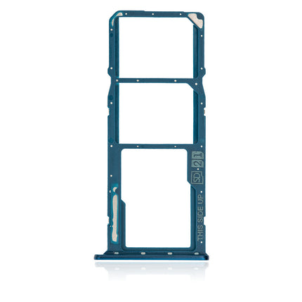 For Motorola E6 Play Sim Card Tray/Dual Sim Card Blue(Premium OEM)(SKU:1463866)