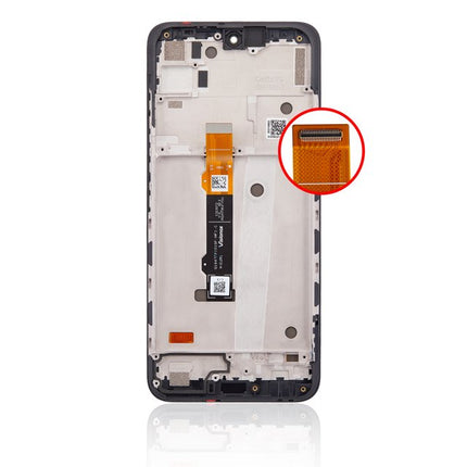 For Motorola G71 5G LCD Assembly With Frame Black (Premium OEM)(SKU:1507528)