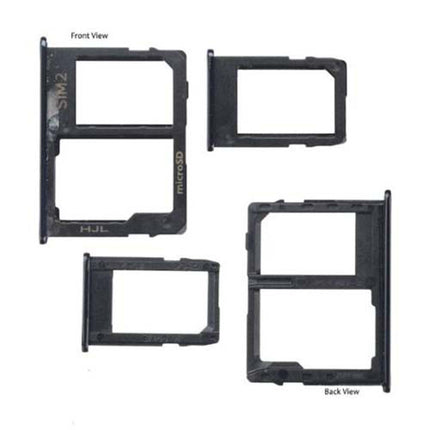 For Samsung Galaxy J6+/J610/J4 Plus | Sim Card Tray/2pcs | Black(Premium OEM)