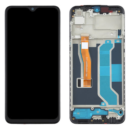 For Realme Realme 3 Pro/Realme X Lite | LCD Assembly With Frame | Black(Refurbished)