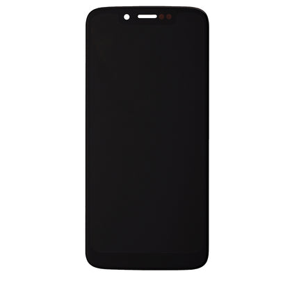 For Motorola G7 Play LCD Assembly(No Logo) (Small Glass Version)| Black(Refurbished)(SKU:1410499)
