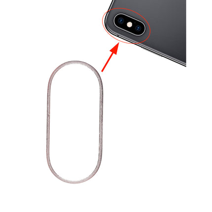 For iPhone Xs Back camera ring White(Premium OEM)(SKU:1090207)