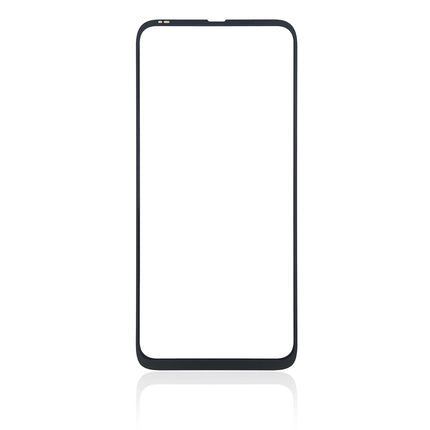 For Motorola One Fusion+ Front Glass Lens With OCA Black(Aftermarket Plus)(SKU:1494481)