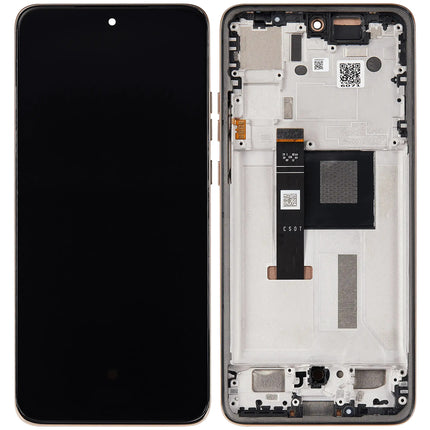 For Motorola Edge 50 Neo OLED assembly With Frame Orange Refurbished (SKU:1563106)
