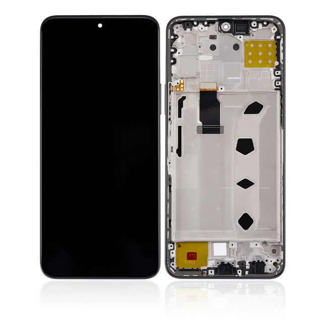 For Honor X8 4G LCD assembly with Frame Black (SKU:1565591)