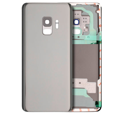 For Samsung Galaxy S9/G960 | Back Cover With Camera Cover(No Logo) | Silver(Aftermarket Plus)
