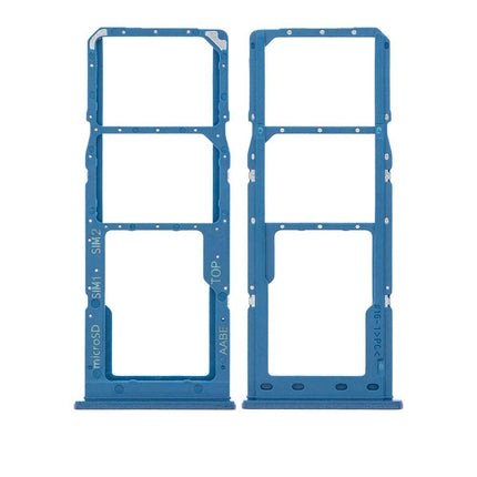 For Samsung Galaxy A02/A022 Sim Card Tray/Dual Sim Card Blue(Premium OEM)(SKU:1474817)