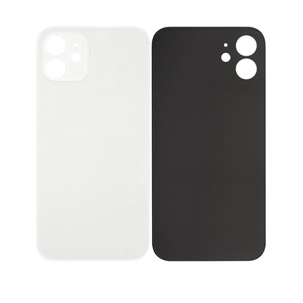For iPhone 12 | Lens for back cover/Big Camera Hole/No Logo | White(Aftermarket Plus)