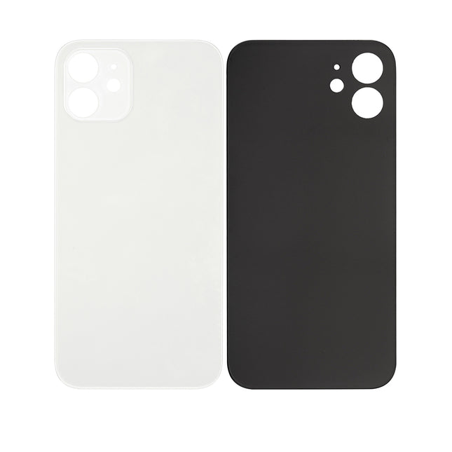 For iPhone 12 | Lens for back cover/Big Camera Hole/No Logo | White(Aftermarket Plus)