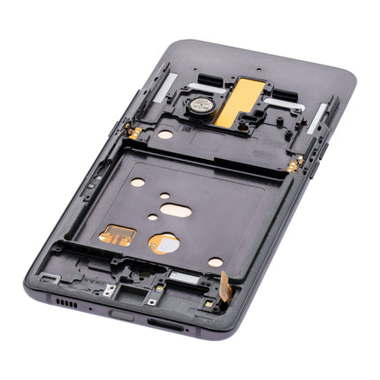For Samsung Galaxy A80/A805F 4G / OLED assembly With frame / black  (Refurbished)(SKU:1479503)
