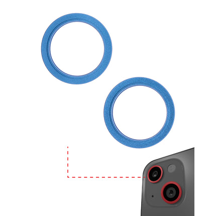 For iPhone 13 Mini | Back camera ring/2pcs | Blue(Premium OEM)