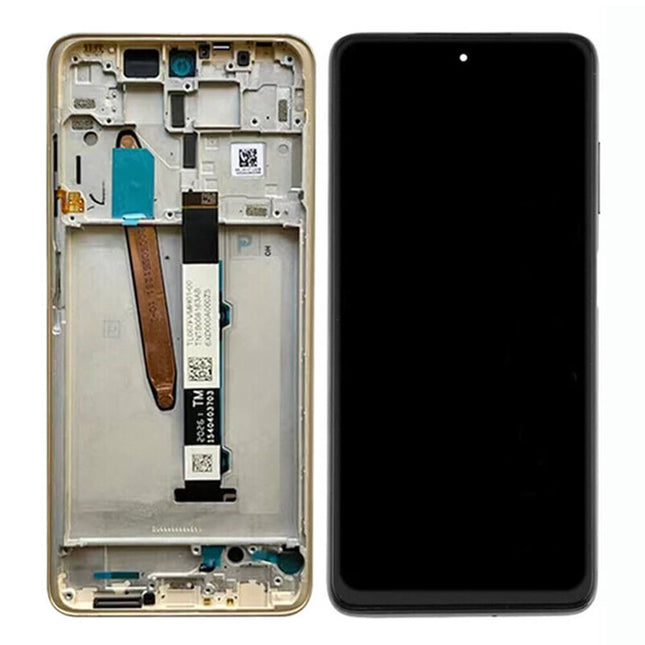 For xiaomi Poco X3 | LCD Assembly With Frame | Gold(Refurbished)