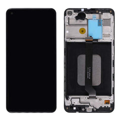 For Samsung Galaxy A60/A606F | LCD Assembly with Frame | Black(Refurbished)