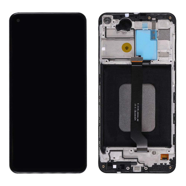 For Samsung Galaxy A60/A606F | LCD Assembly with Frame | Black(Refurbished)