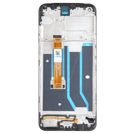 For OPPO A32/A33/A33 2020 LCD Assembly With Frame Black(Refurbished)(SKU:1530409)