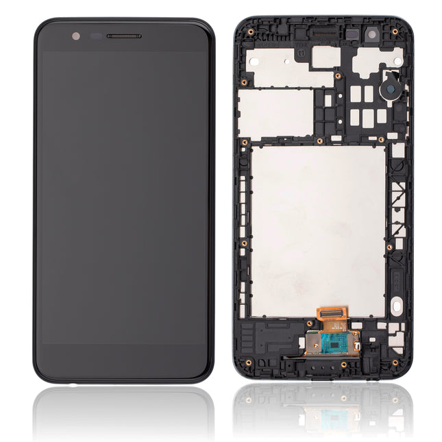 For LG K30 2018/X410TK | LCD Assembly with Frame | Black(Refurbished)