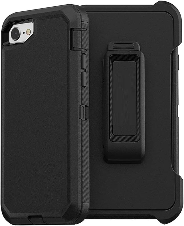 For iPhone 7/8 no logo phone case|Black