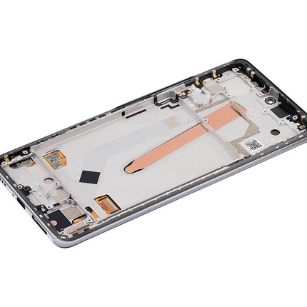 For xiaomi Poco F3/5G OLED assembly with Frame Silver(Premium OEM)(SKU:1482669)