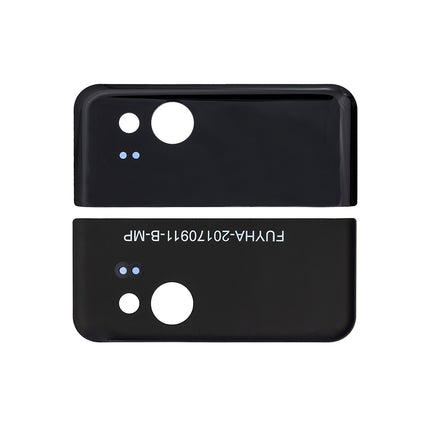 For Google Google Pixel 2 Back Cover(Top Half Cover) Black(Premium OEM)(SKU:1090944)