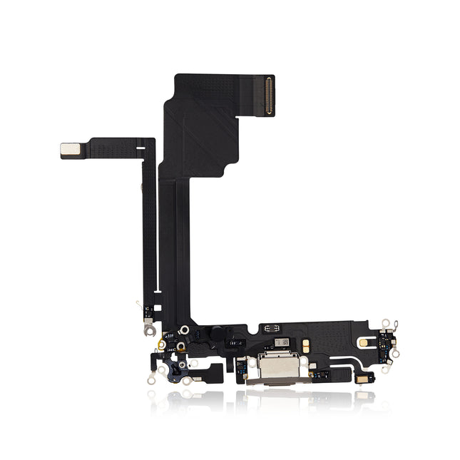 For iPhone 15 Pro Max Charge Port Flex Cable | Gray (Premium OEM)