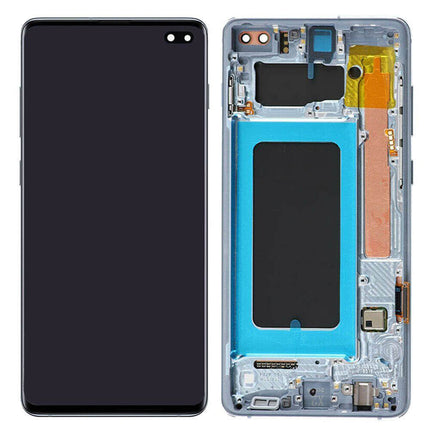 For Samsung Galaxy S10+/G975 | LCD Assembly With Frame | Blue(Refurbished)