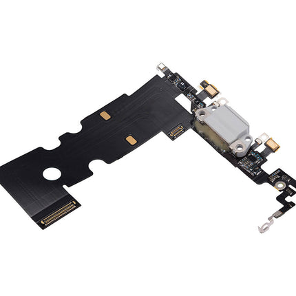 For iPhone 8 / SE(2020) Charge Port Flex Cable White (Refurbished)***DE Warehouse***(SKU:1530801)