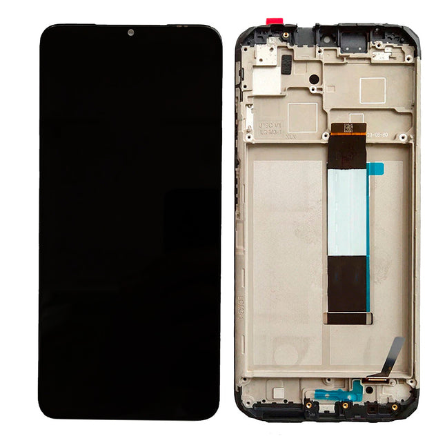 For Xiaomi Redmi 9T/Xiaomi Poco M3 | LCD Assembly With Frame | Black(Refurbished)