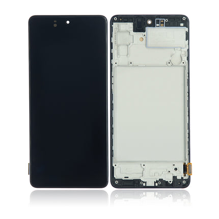 For Samsung Galaxy M51 | LCD Assembly With Frame | Black(Premium OEM)