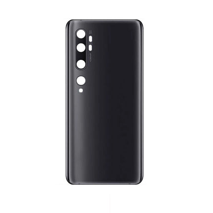 For xiaomi Note 10 | Back Cover With Camera Cover(No Logo) | Black(Aftermarket Plus)