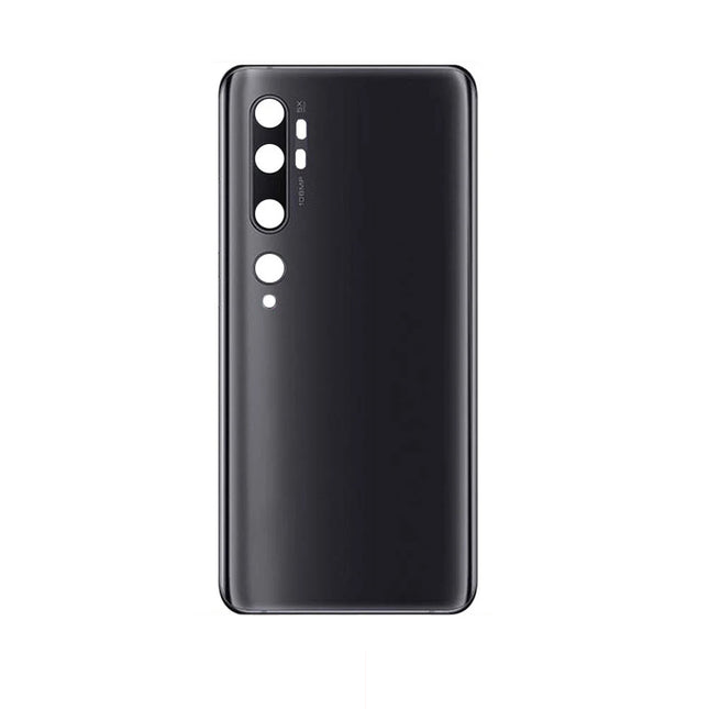 For xiaomi Note 10 | Back Cover With Camera Cover(No Logo) | Black(Aftermarket Plus)
