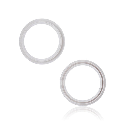 For iPhone 13 Back camera ring/2pcs White(Premium OEM)(SKU:1478664)
