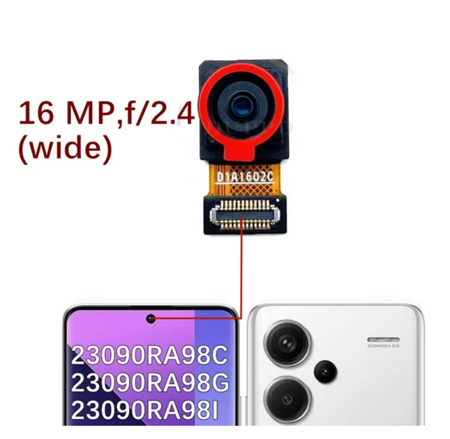 For Xiaomi Redmi Note 13 Pro 5G / Note 13 Pro+ Front Small Camera (Premium OEM)