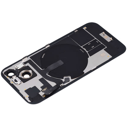 For iPhone 15 Lens for back cover With bracket and back camera lens / Magnetic Black (Aftermarket Plus)(SKU:1555151)