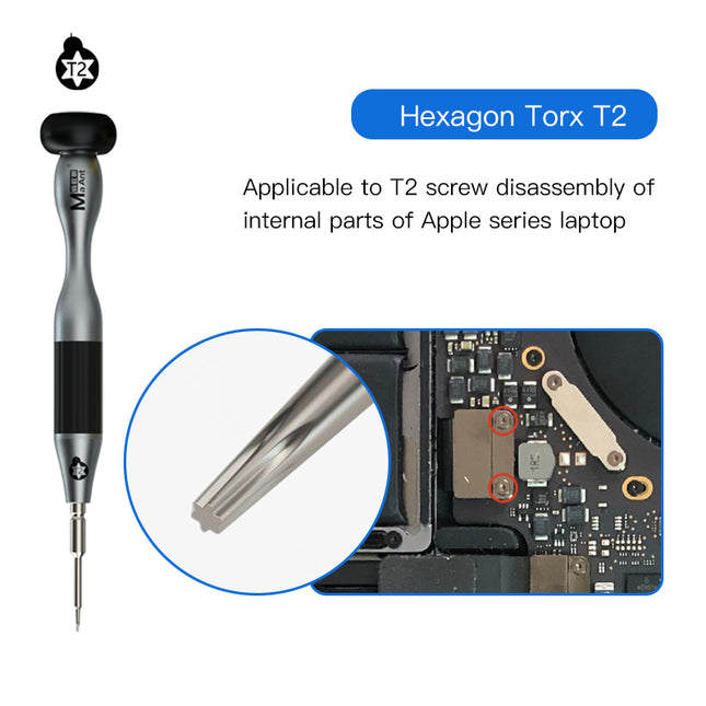 MaAnt MY-903 Ultra Hard High-Precision Antirust S2 Alloy Screwdrivers /Hexagon-Torx-T2
