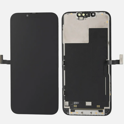 For iPhone 13 Pro Soft OLED Assembly / IC Removable| Black (Aftermarket Plus)