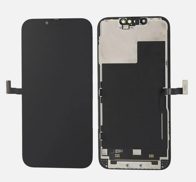 For iPhone 13 Pro Soft OLED Assembly / IC Removable| Black (Aftermarket Plus)