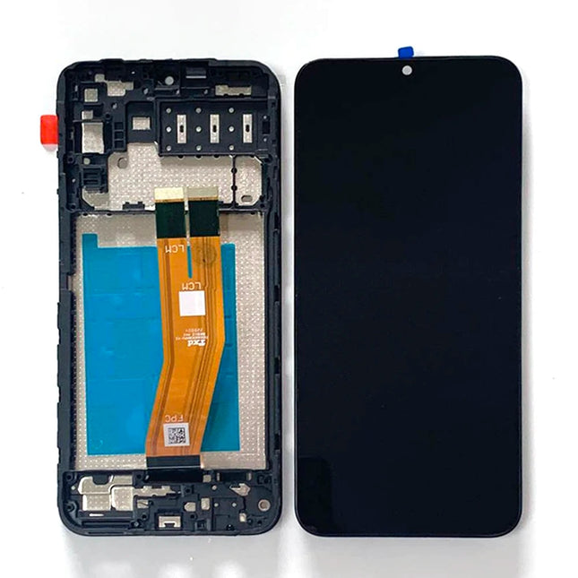 For Samsung Galaxy A14 4G / A145P | LCD Assembly with Frame | Black(Refurbished)