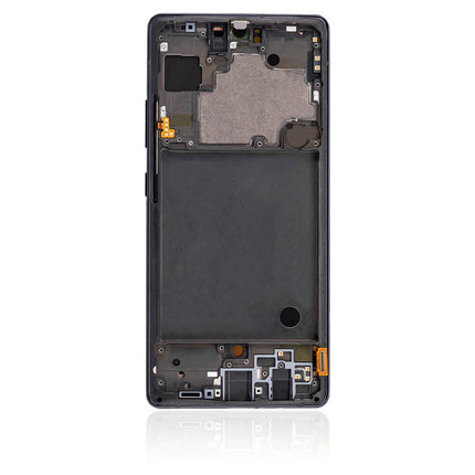 For Samsung Galaxy A71 5G/A716 OLED assembly with Frame Black ( Refurbished )(SKU:1497410)