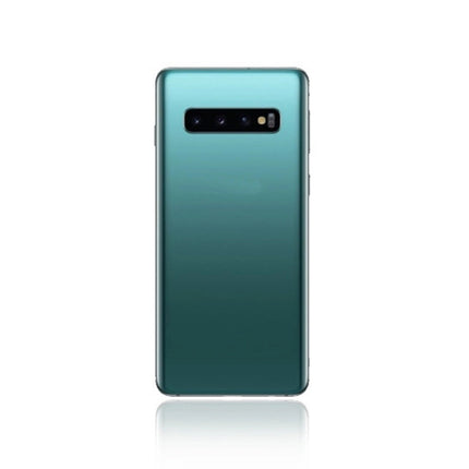 For Samsung Galaxy S10+/G975 Back Cover With Camera Cover(No Logo) Green(Aftermarket Plus)(SKU:1326859)
