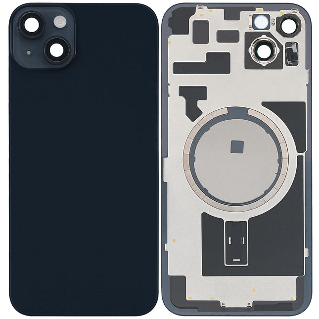 For iPhone 14 Plus | Lens for back cover With bracket and back camera lens / Magnetic | Black (Aftermarket Plus)
